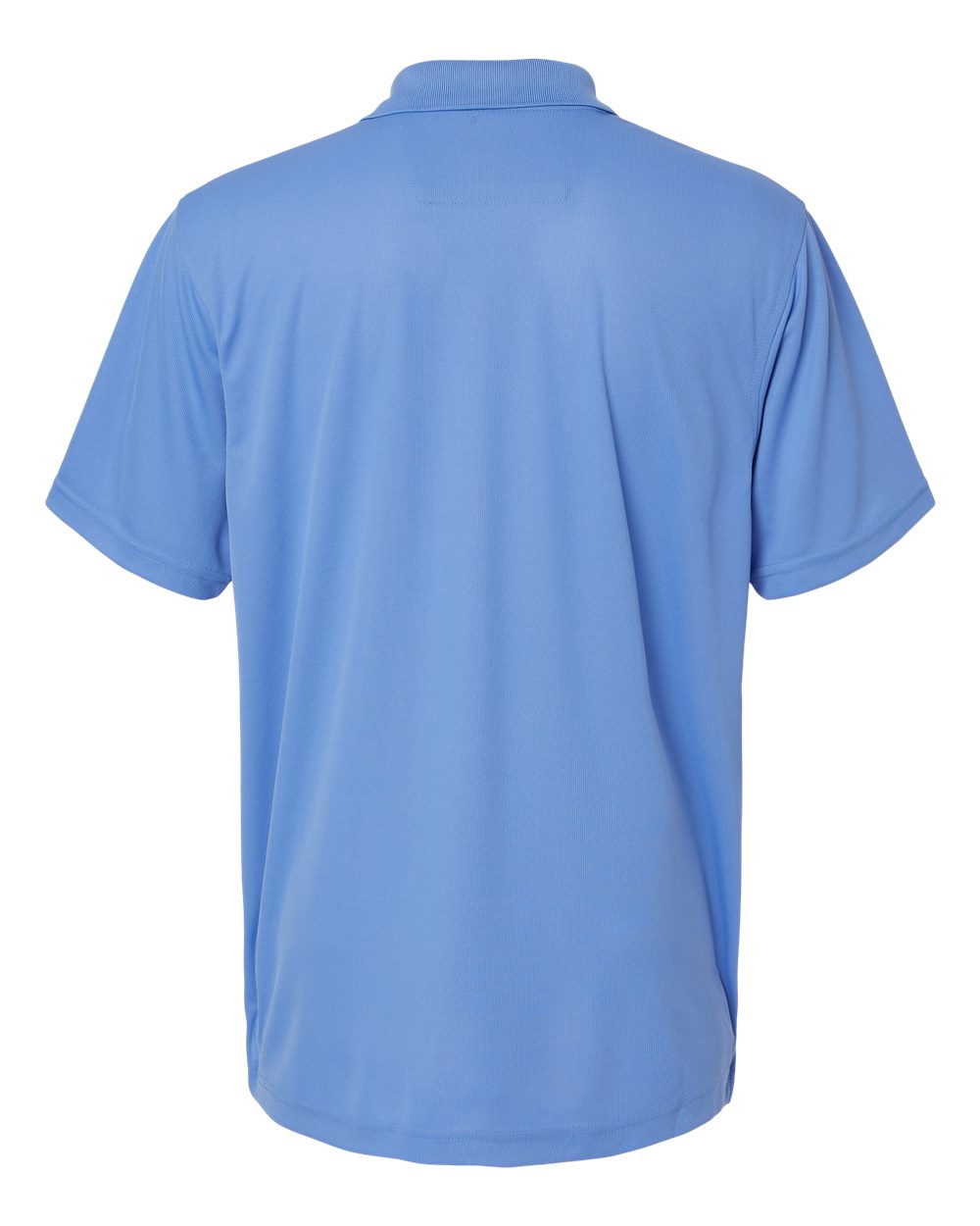 Rear View of Bimini Blue Saratoga Performance Mini Mesh Polo - 100