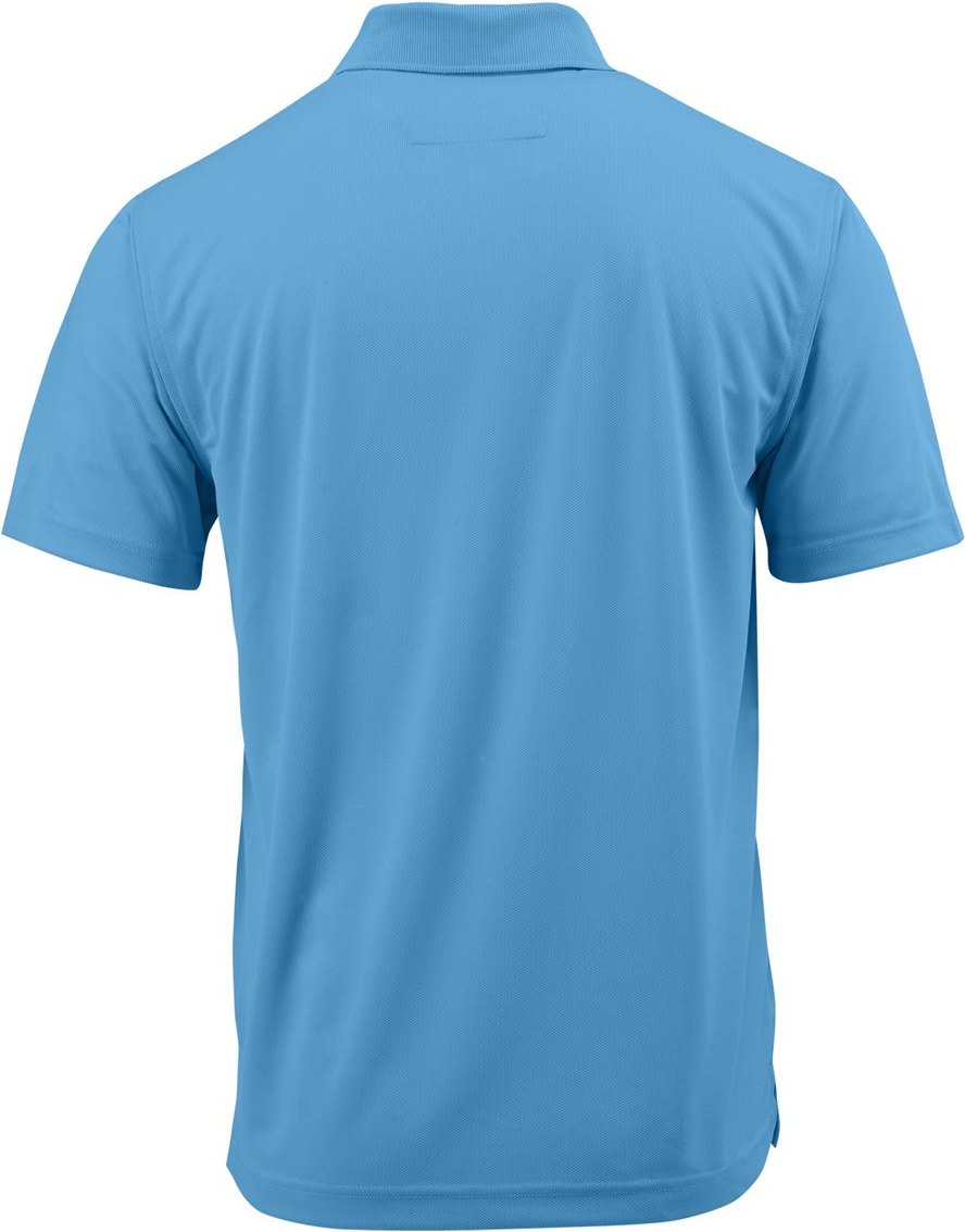 Rear View of Bimini Blue Youth Saratoga Performance Mini Mesh Polo - 108Y