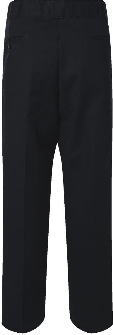 Rear View of Black - 28I Industrial 874® Work Pants - P874