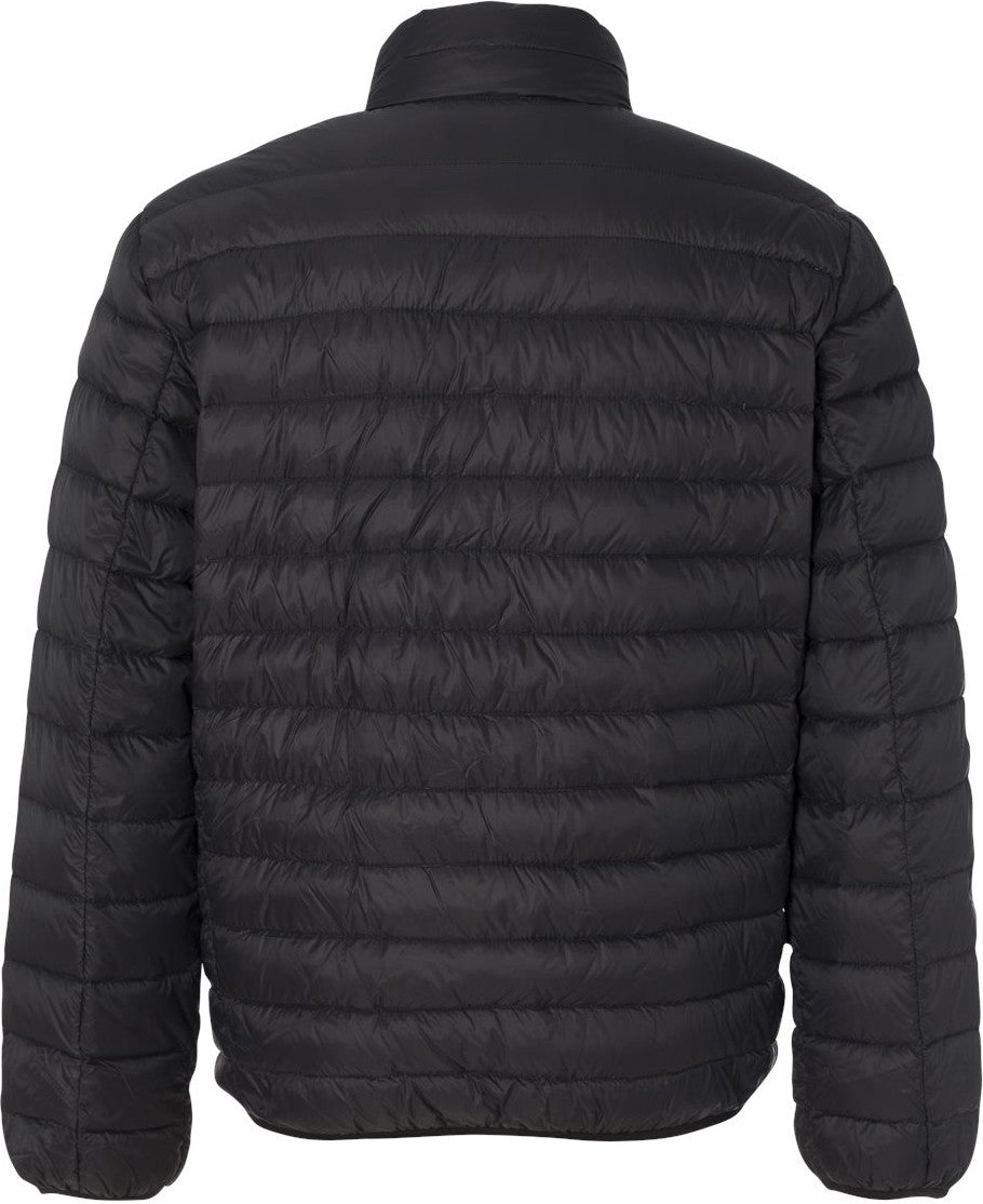 Rear View of Black 32 Degrees Packable Down Jacket - 15600
