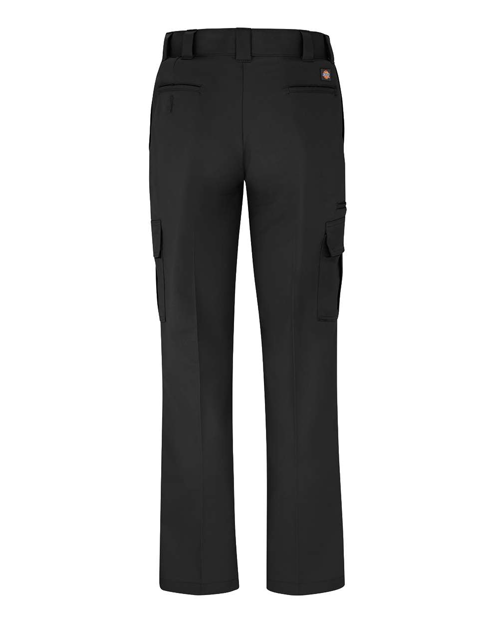 Rear View of Black - 32I Cargo Pants - WP95