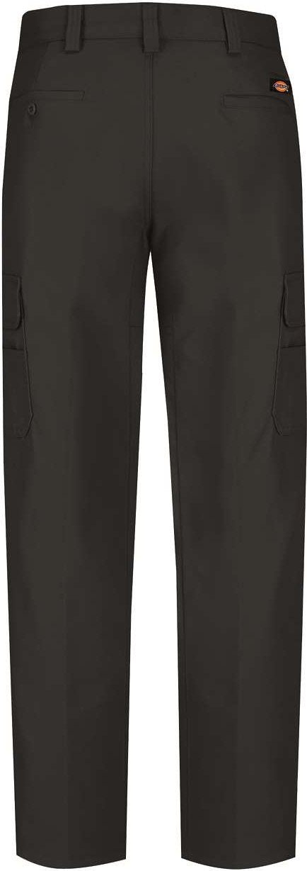 Rear View of Black - 34I Functional Cargo Pants - WP80