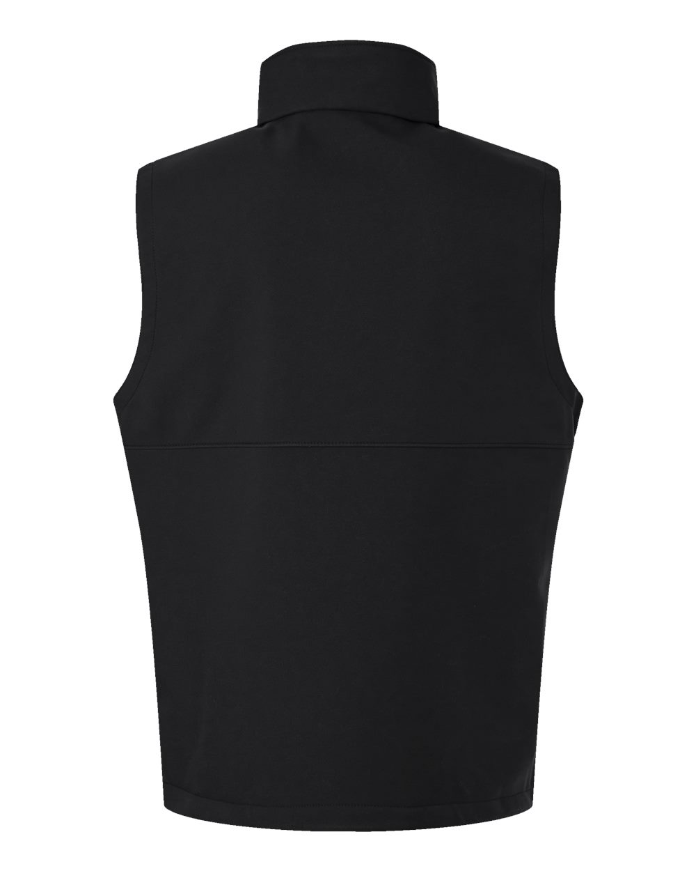Rear View of Black Ascender™ II Soft Shell Vest - 209047