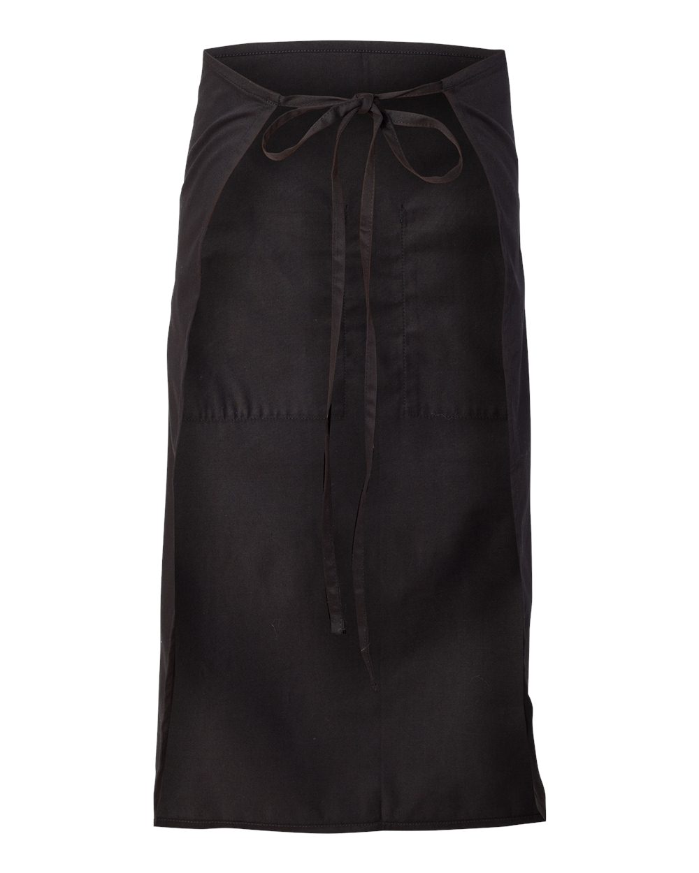 Rear View of Black Bistro Apron - 5508