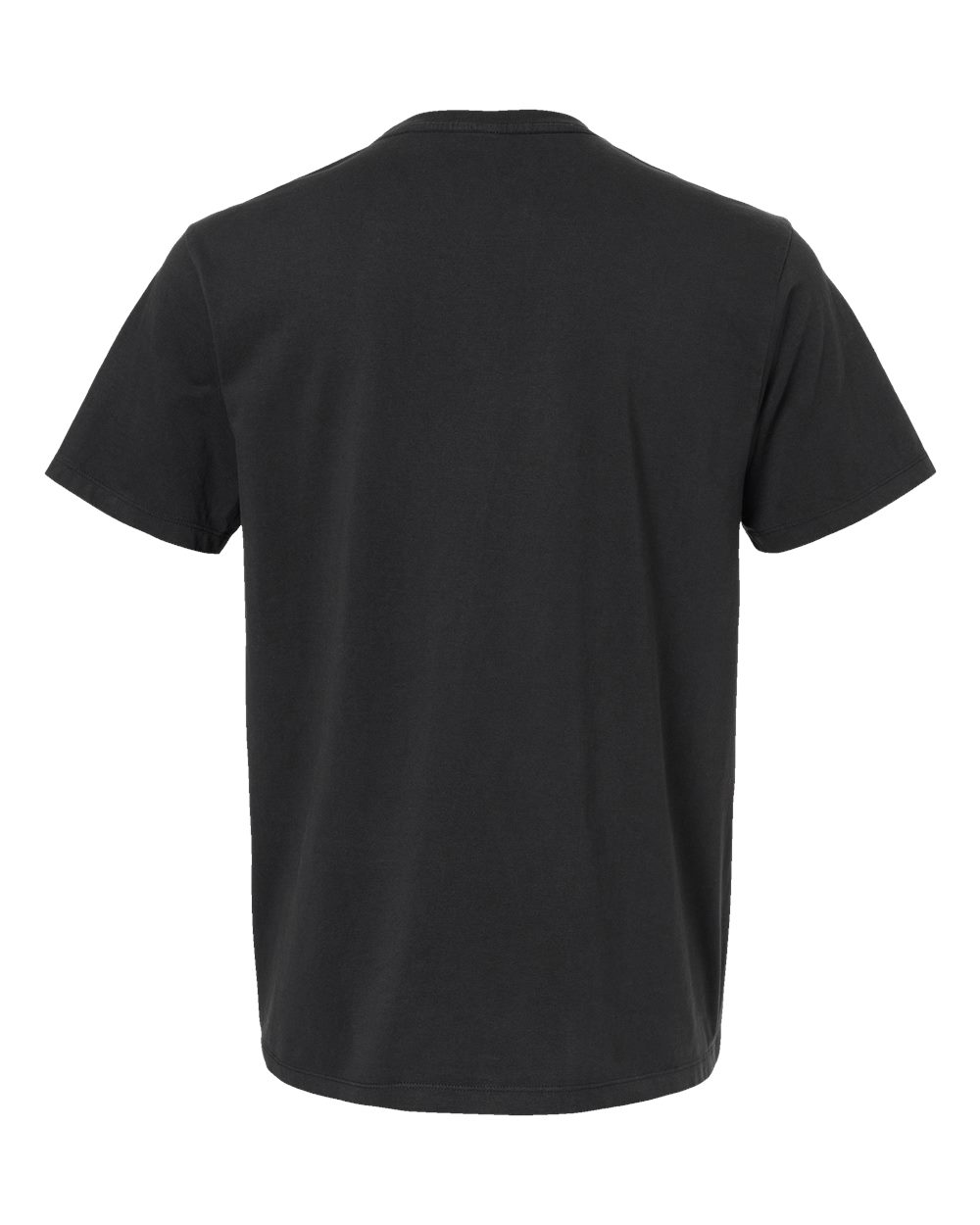 Rear View of Black Classic T-Shirt - 200