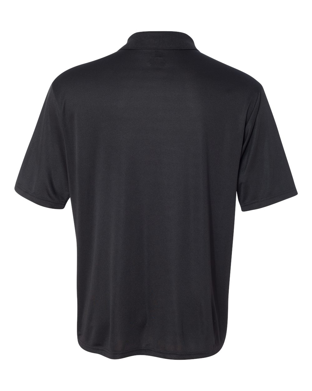 Rear View of Black Cool DRI® Polo - 4800