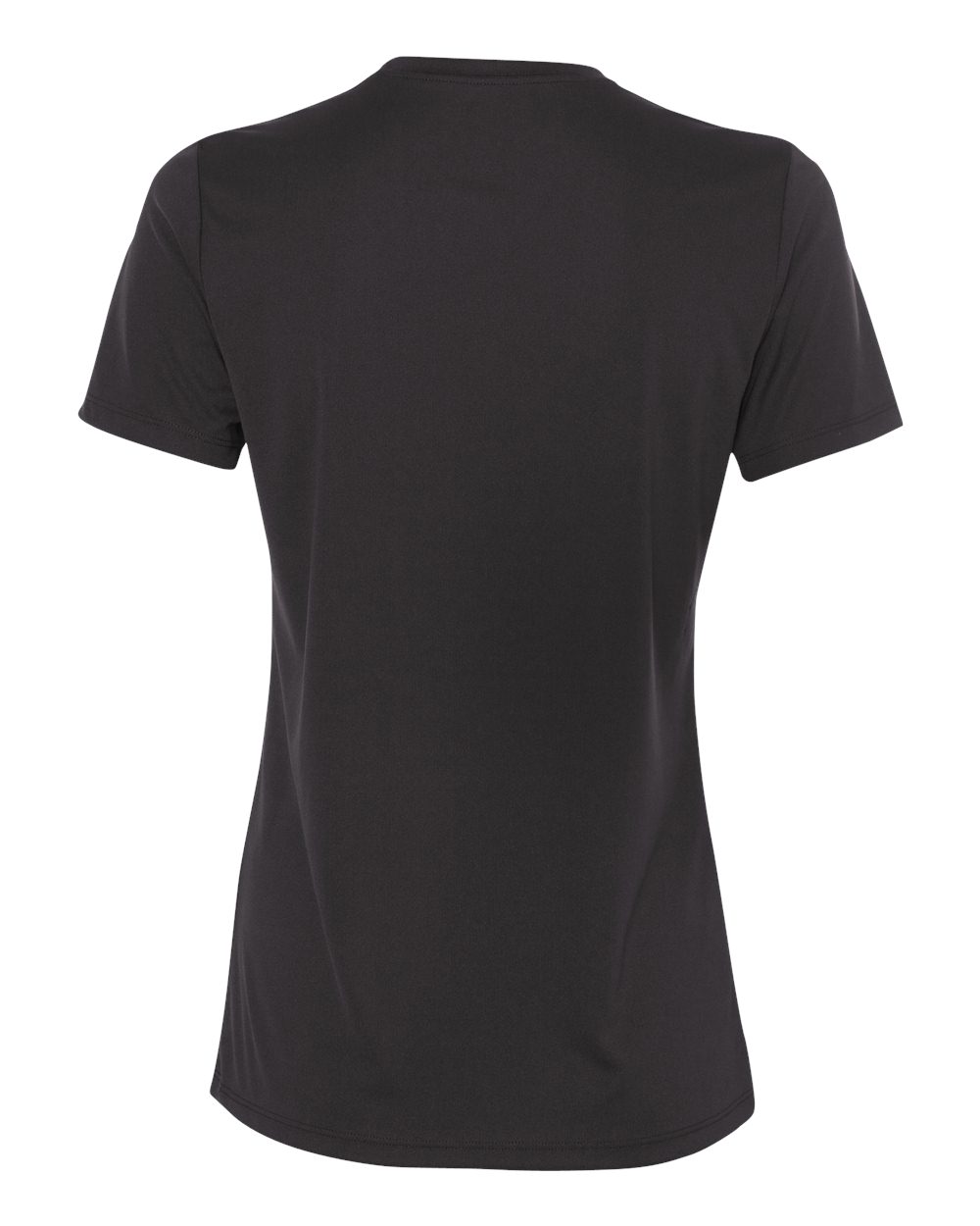 Rear View of Black Cool DRI® Women's Performance T-Shirt - 4830