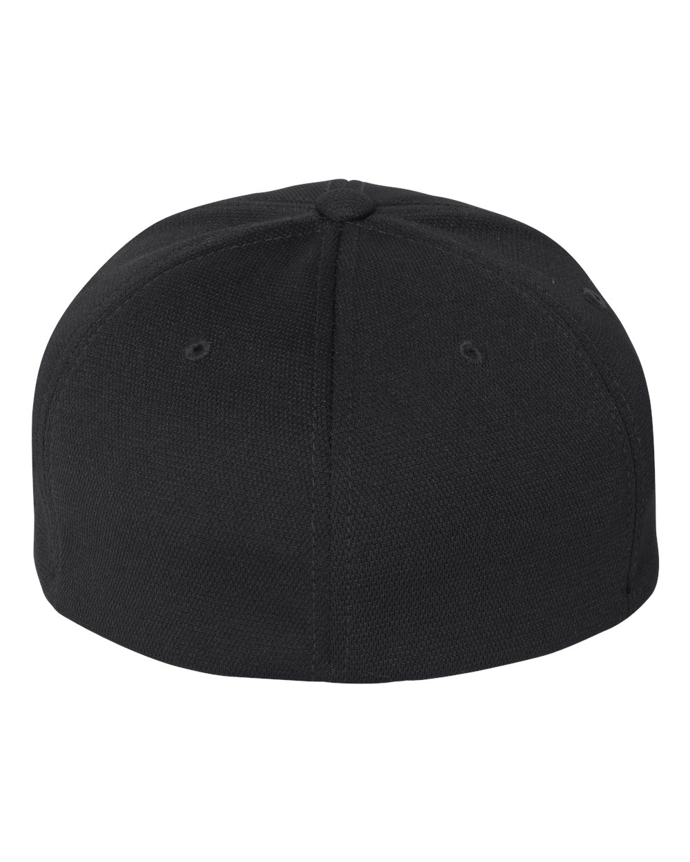 Rear View of Black Cool & Dry Sport Cap - 6597