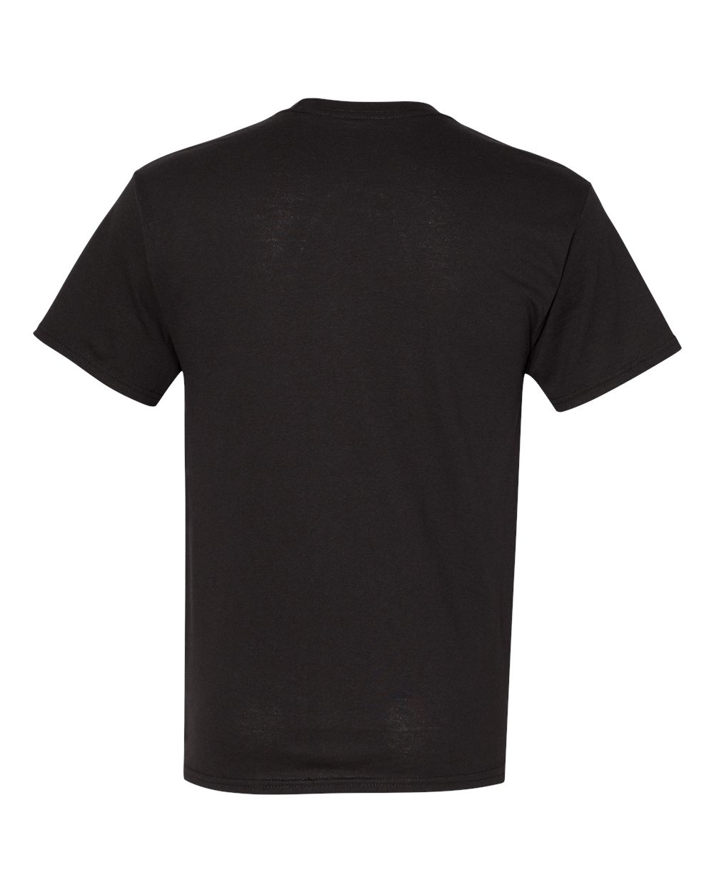 Rear View of Black Ecosmart™ T-Shirt - 5170