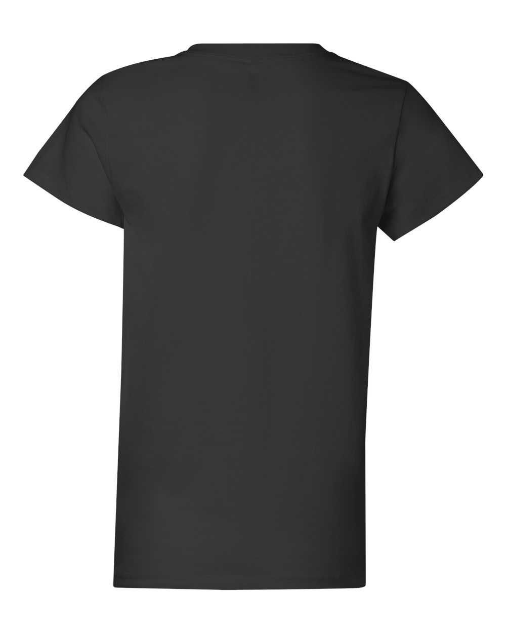 Rear View of Black Essential-T Women’s T-Shirt - 5680