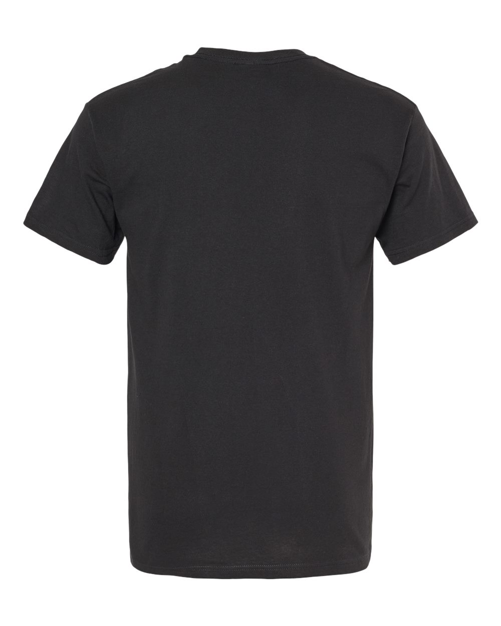 Rear View of Black Gold Soft Touch T-Shirt - 4800