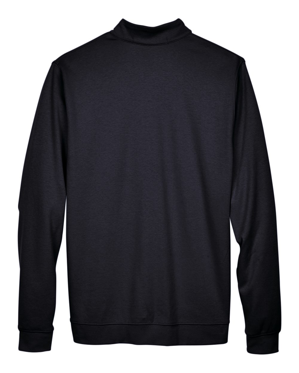 Rear View of Black/ Grey Heather/ Graphite Men's DRYTEC20™ Performance Quarter-Zip Pullover - DG479