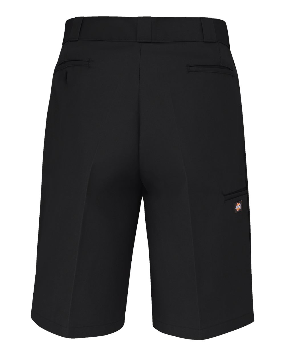 Rear View of Black Multi-Pocket Work Shorts - Extended Sizes - 4228EXT