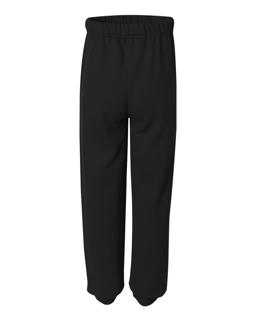 Rear View of Black NuBlend® Youth Sweatpants - 973BR