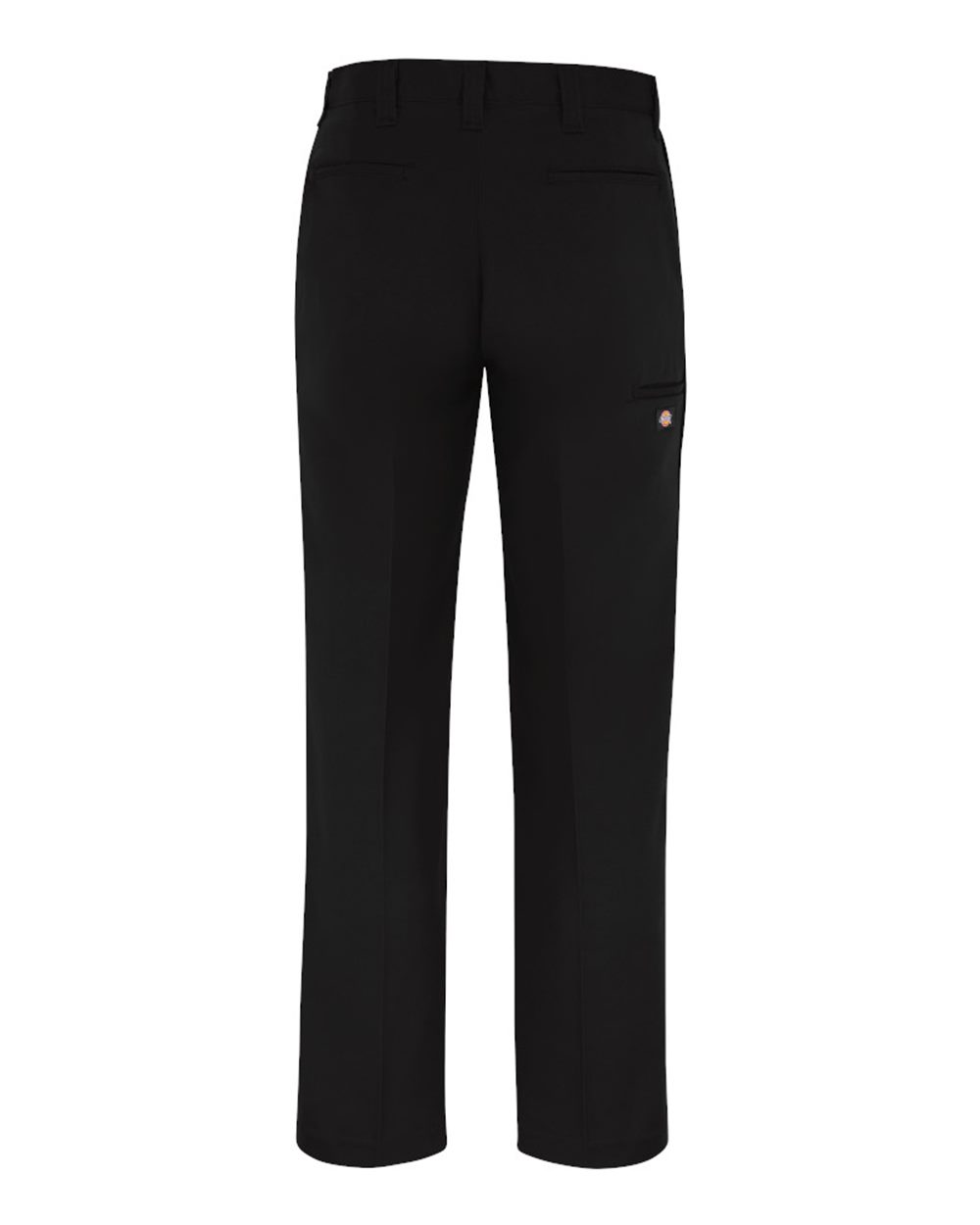 Rear View of Black Premium Industrial Double Knee Pants - Extended Sizes - LP56EXT