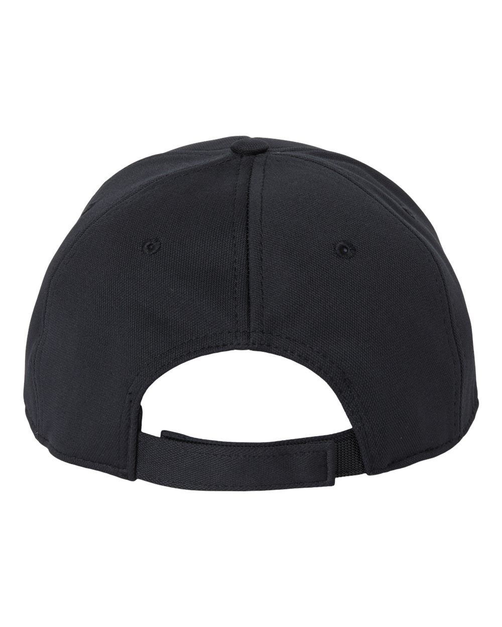Rear View of Black Sustainable Honeycomb Cap - SKYE