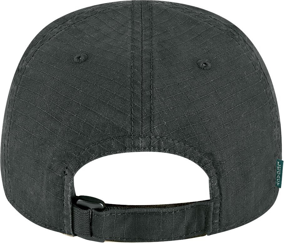 Rear View of Black Tacticool Cap - TACT