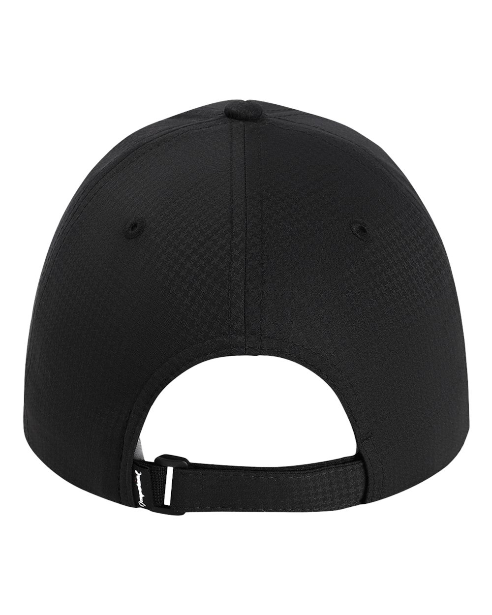 Rear View of Black The Sophisticate Cap - X210X