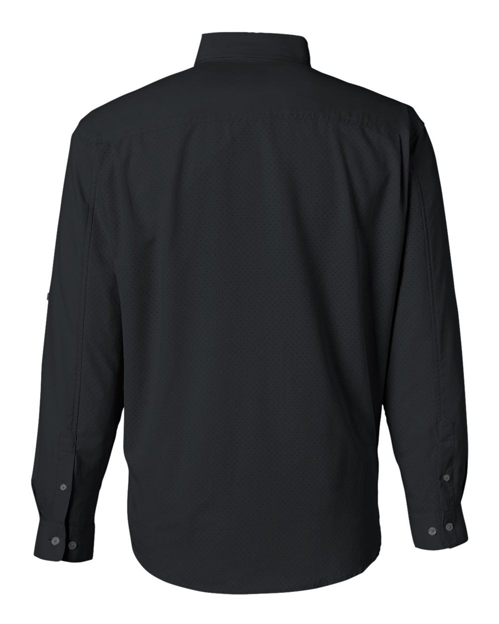 Rear View of Black Tide Point Long Sleeve Shirt - H150172