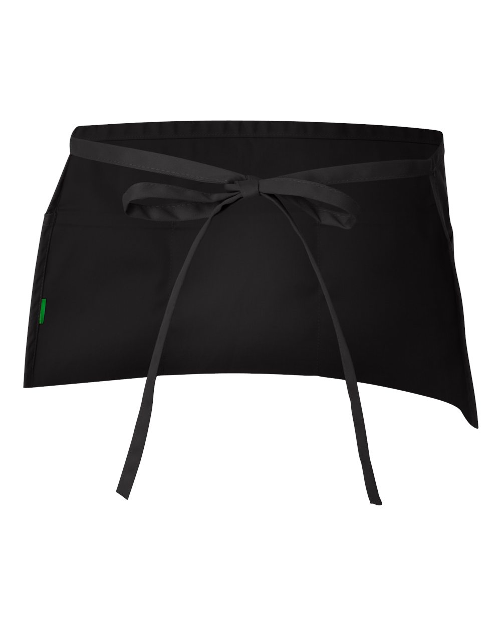 Rear View of Black Waist Apron - 5501