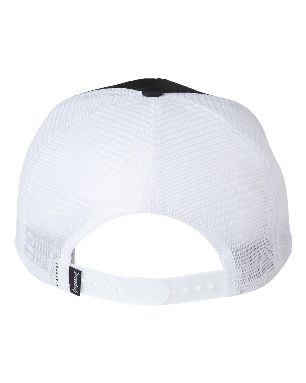 Front View of Black/ White/ White The Rabble Rouser Cap - 5055