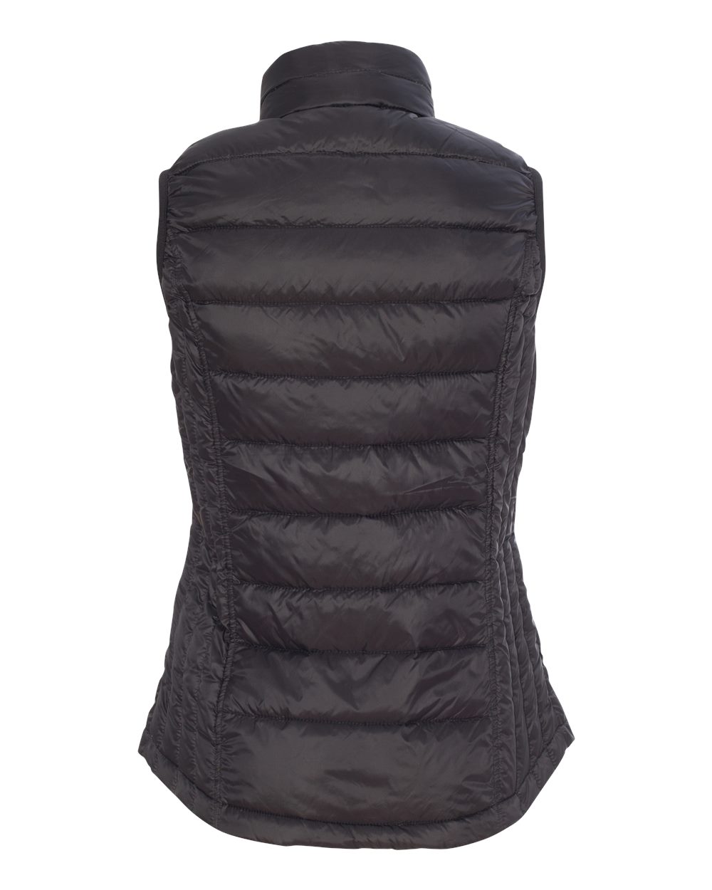 Rear View of Black Women's 32 Degrees Packable Down Vest - 16700W