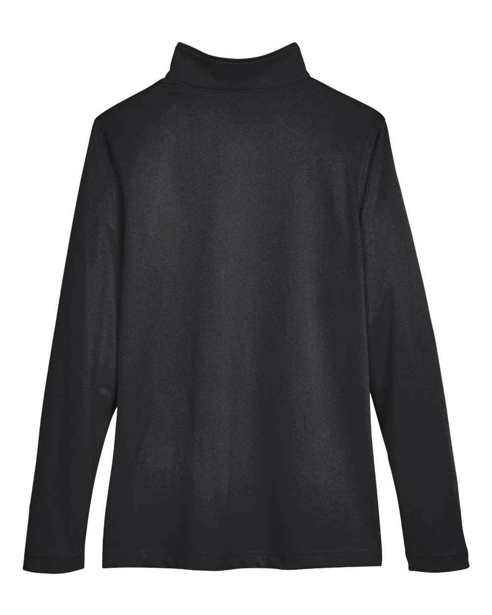 Rear View of Black Women's Advantage Snag Protection Plus Quarter-Zip Pullover - M748W