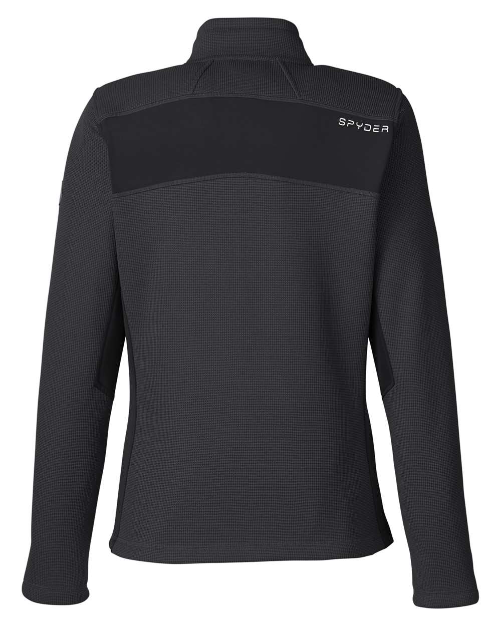 Rear View of Black Women's Constant Canyon Full-Zip Sweatshirt - S17937