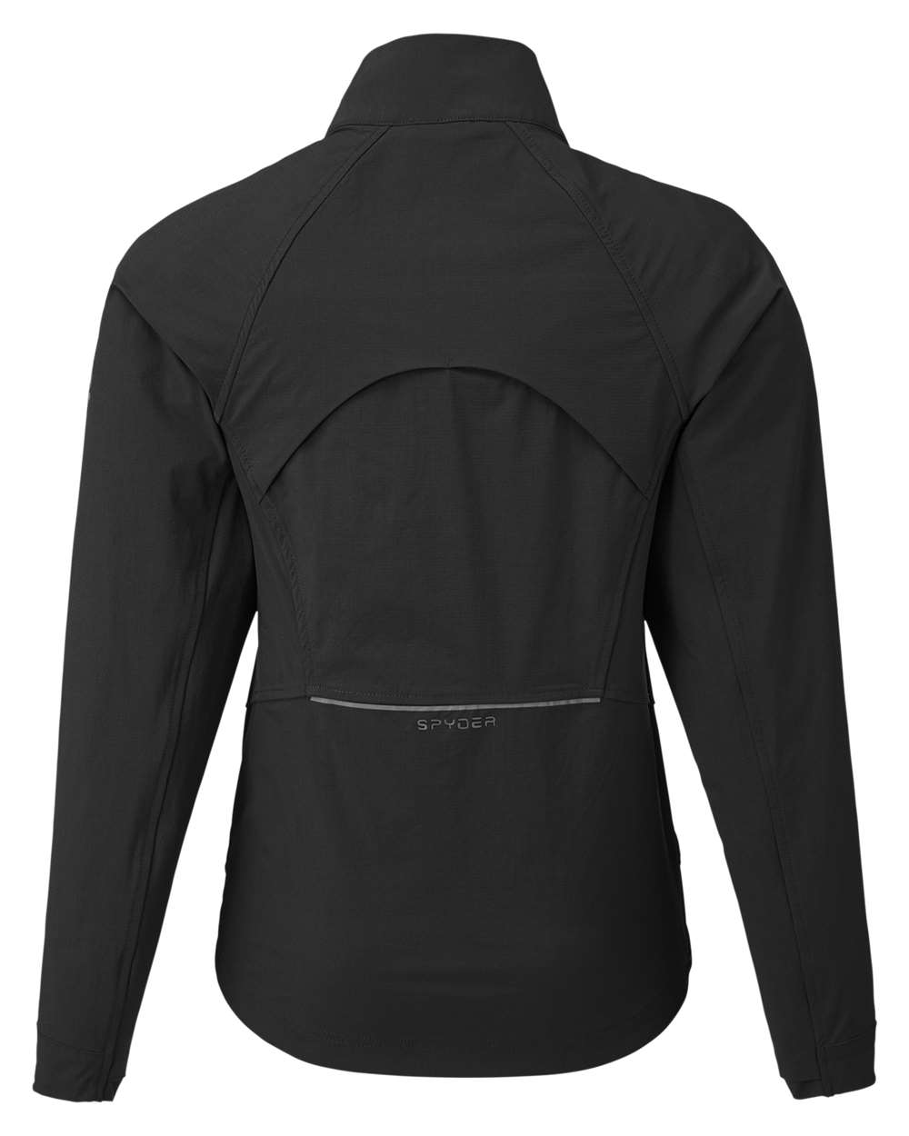 Rear View of Black Women's Glydelite Jacket - S17919