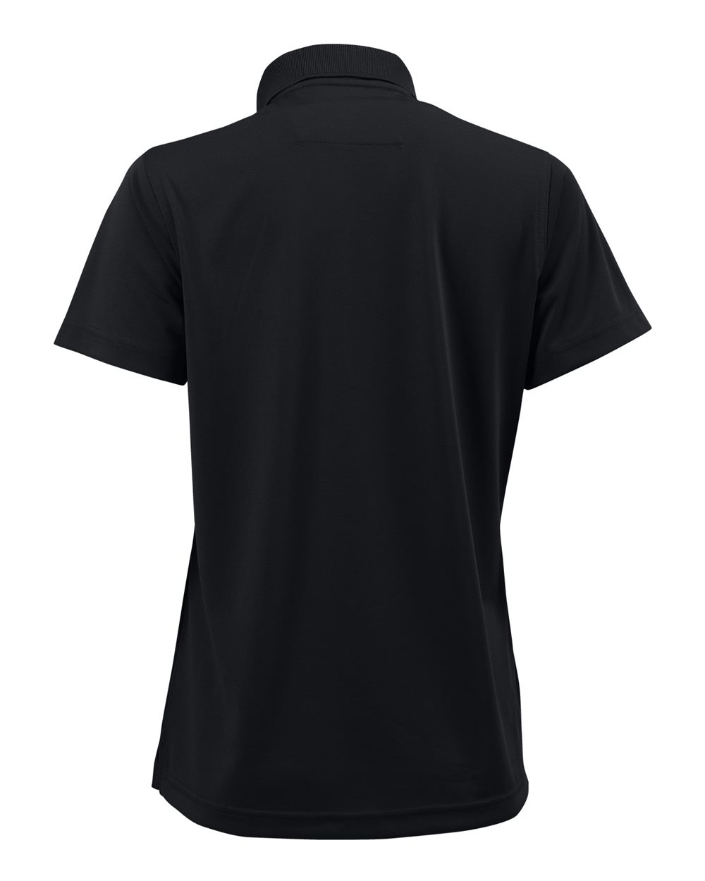 Rear View of Black Women's Guardian Snag Proof Polo - 4002