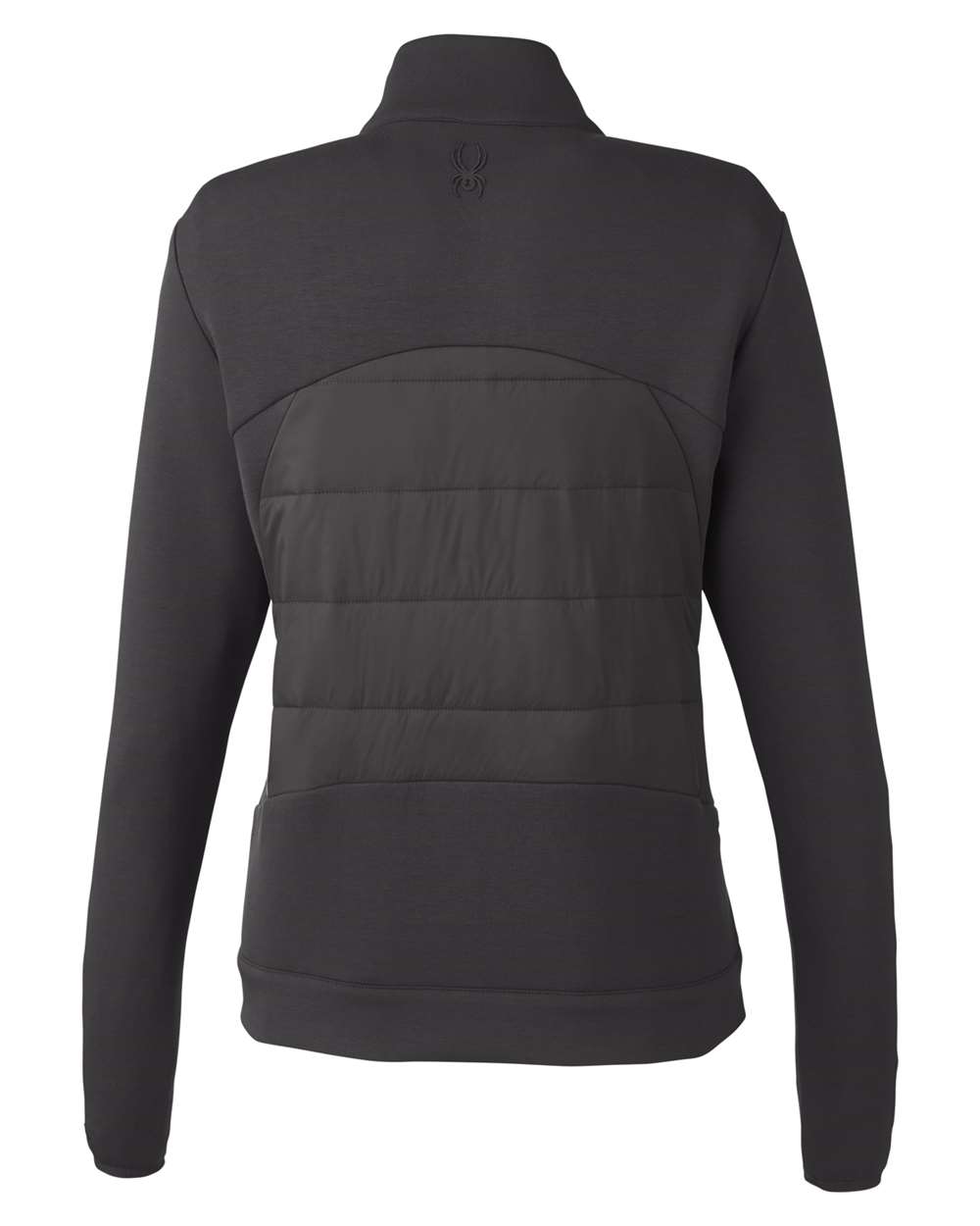 Rear View of Black Women's Impact Full-Zip Jacket - S17978