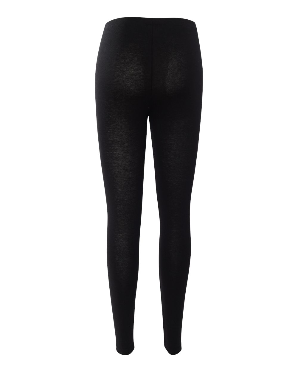 Rear View of Black Women’s Leggings - 812