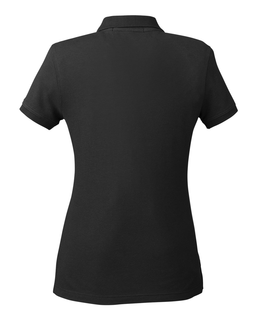 Rear View of Black Women's New Classics® Performance Polo - DG100W