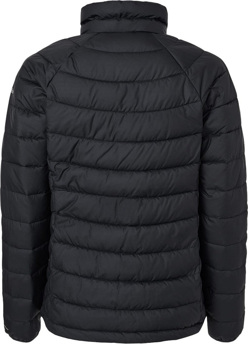 Rear View of Black Women's Powder Lite™ II Full Zip Jacket - 212490