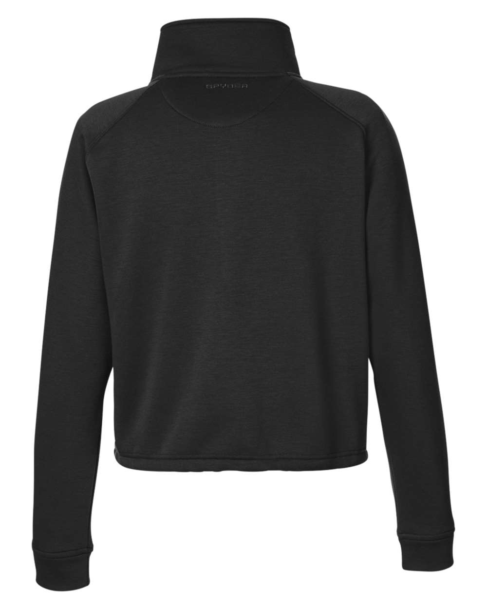 Rear View of Black Women's Xtryme Half-Zip - S18028