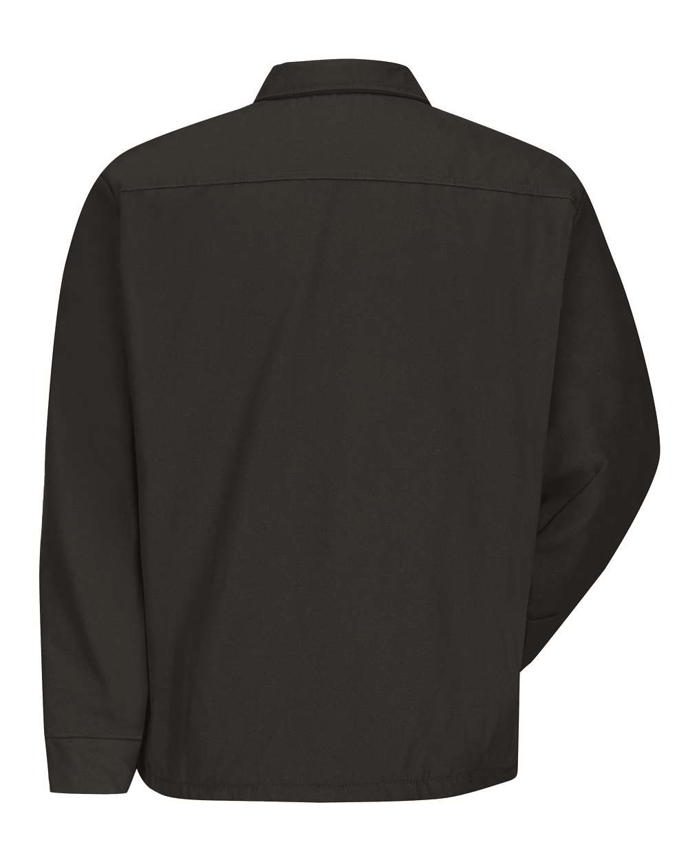 Rear View of Black Work Jacket - WJ40