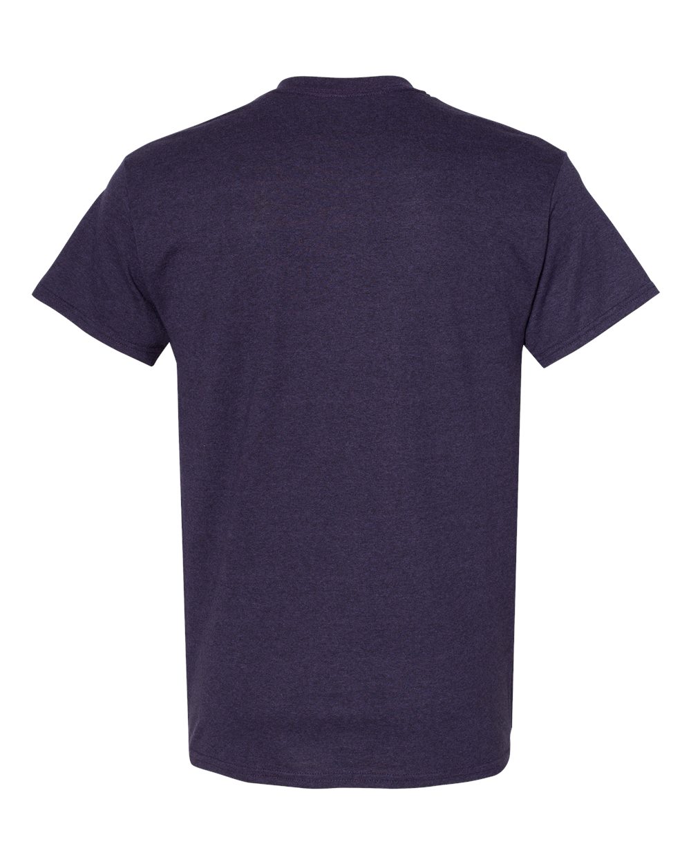 Rear View of Blackberry Heavy Cotton™ T-Shirt - 5000