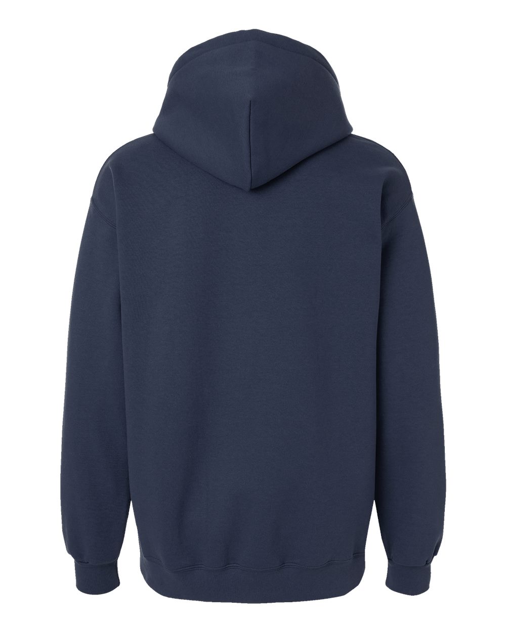 Rear View of Blue Dusk Hammer™ Maxweight Hooded Sweatshirt - 19500