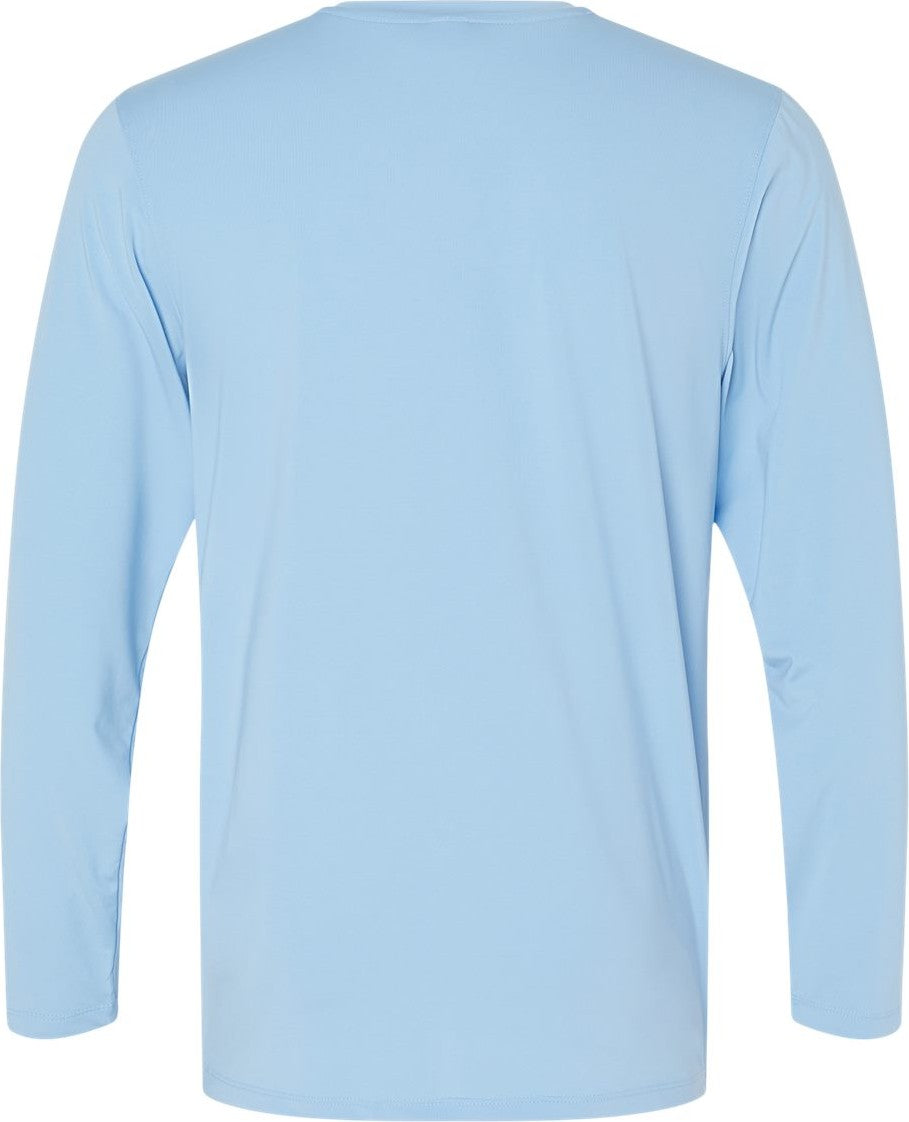 Rear View of Blue Mist Aruba Extreme Performance Long Sleeve T-Shirt - 222