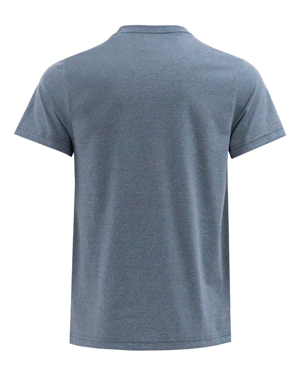 Rear View of Blue Rainbow Eco T-Shirt - EC100