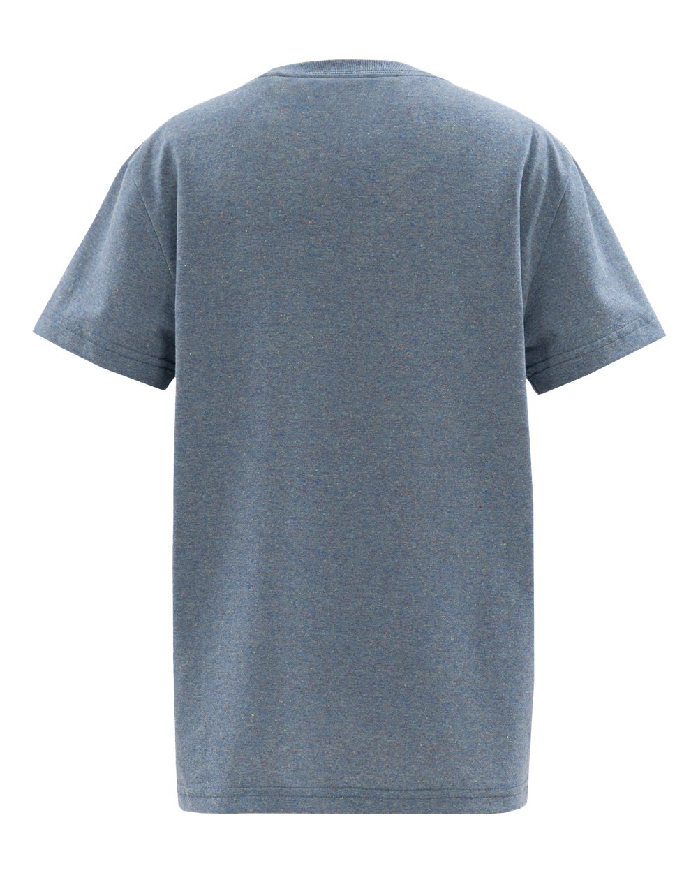 Rear View of Blue Rainbow Youth Eco T-Shirt - EY100