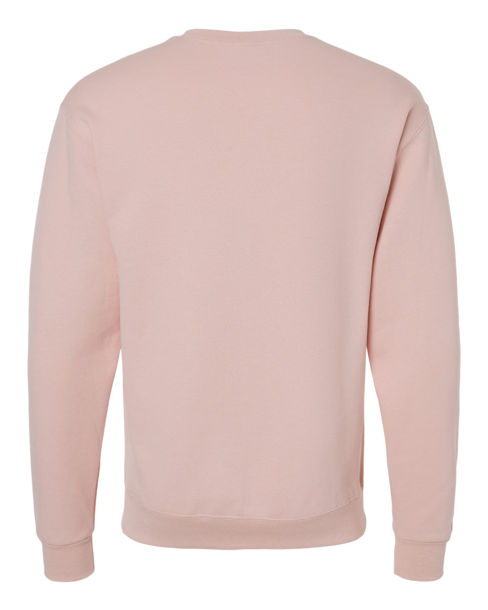 Rear View of Blush Pink NuBlend® Crewneck Sweatshirt - 562MR
