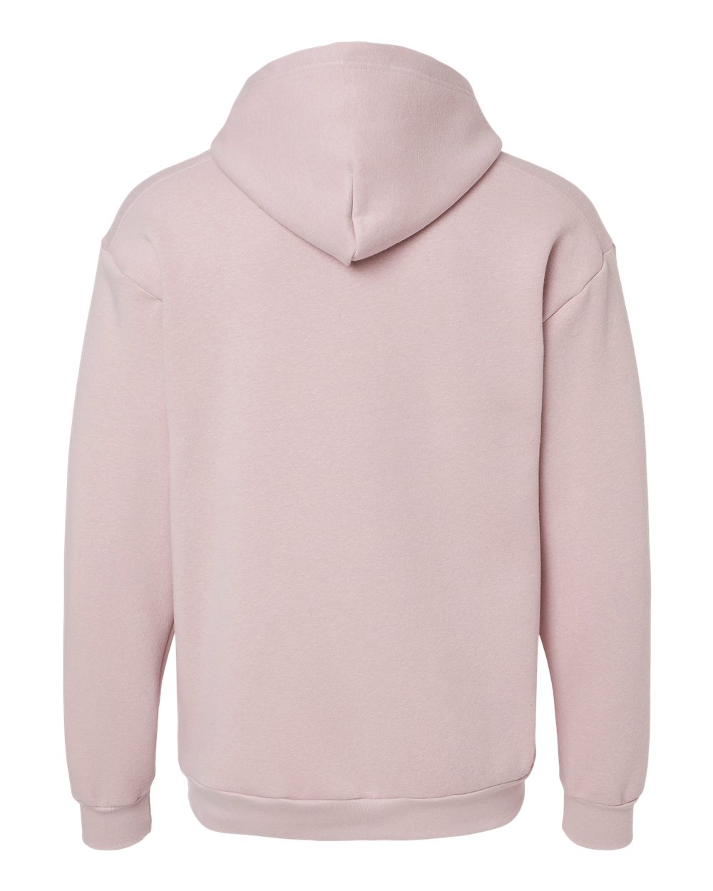 Rear View of Blush ReFlex Fleece Hoodie - RF498