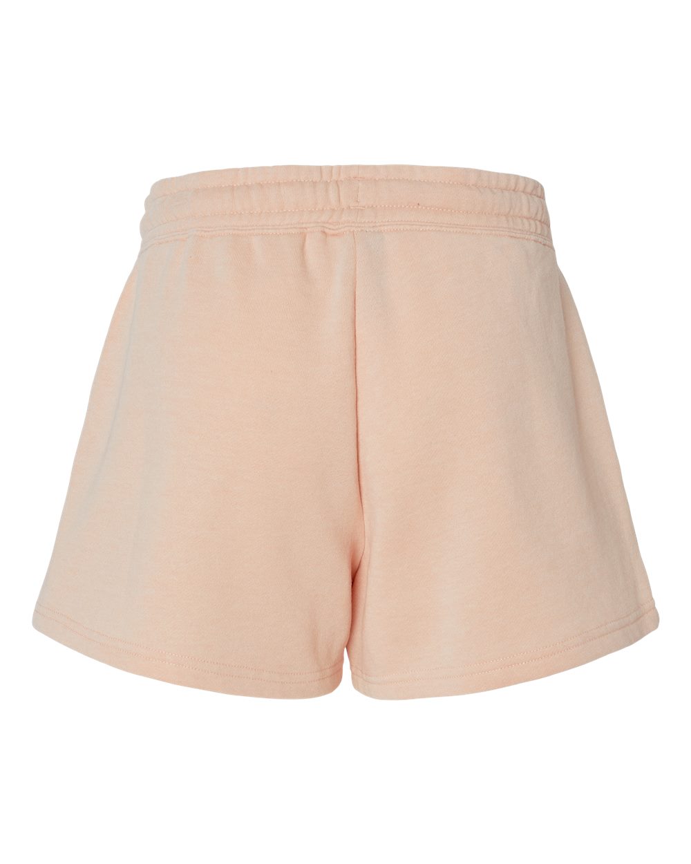Rear View of Blush Women’s Lightweight California Wave Wash Fleece Shorts - PRM20SRT