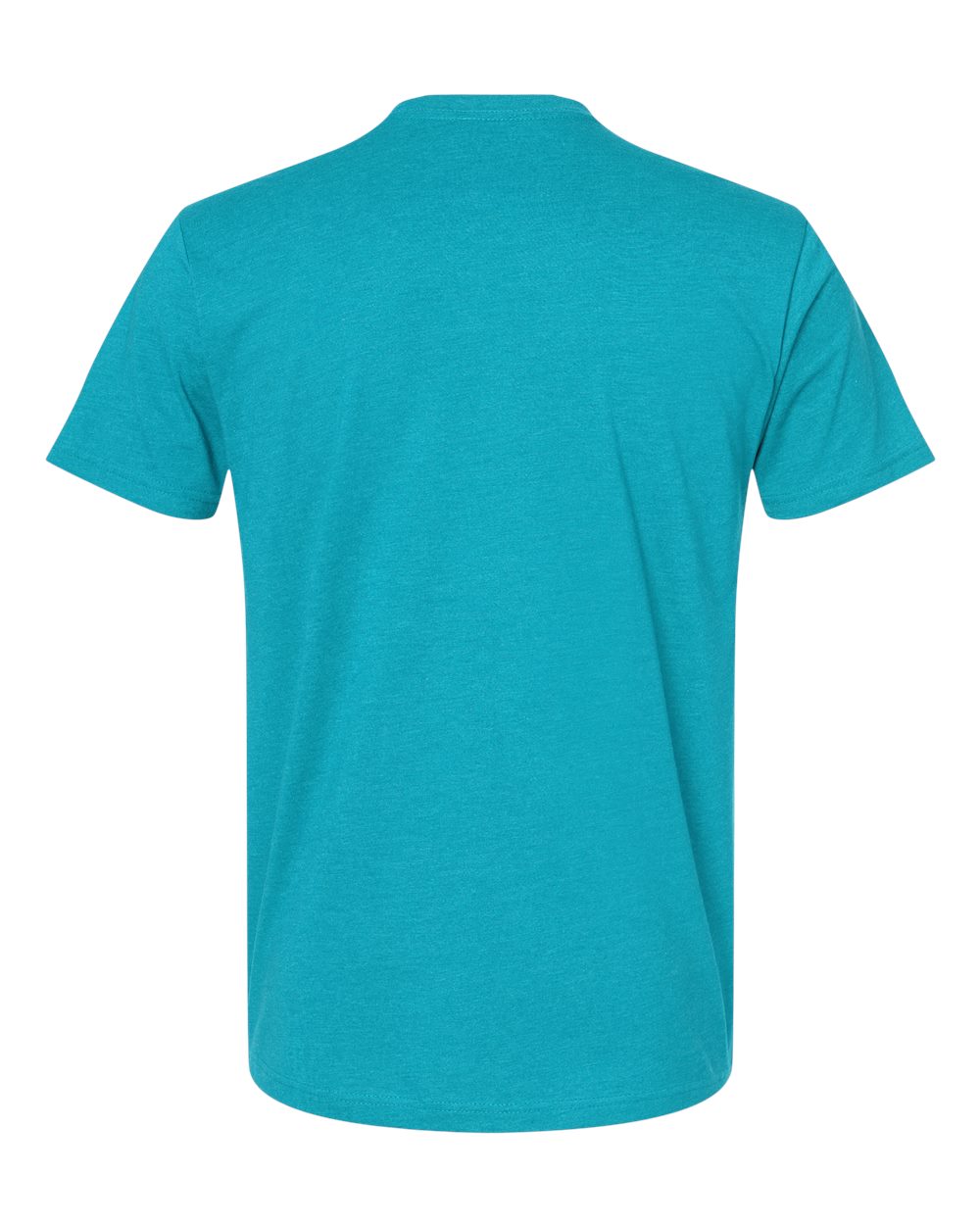 Rear View of Bondi Blue CVC T-Shirt - 6210