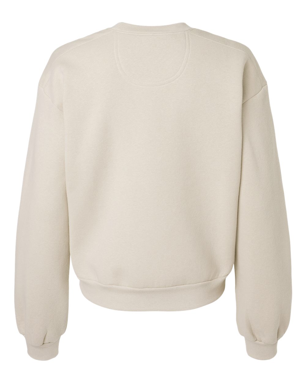 Rear View of Bone ReFlex Women's Fleece Crewneck Sweatshirt - RF494