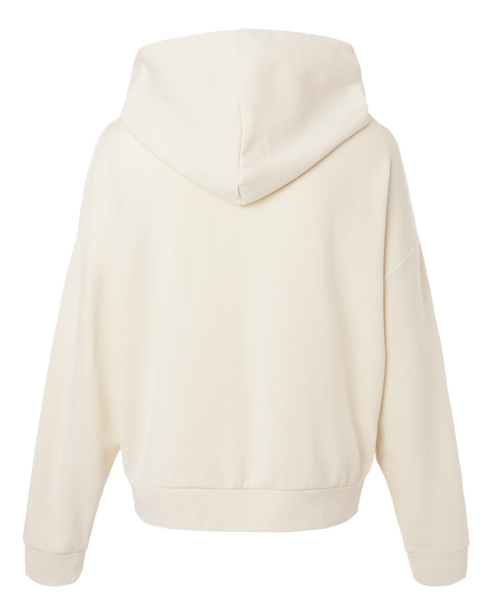 Rear View of Bone Women's California Wave Wash Sunday Hooded Sweatshirt - PRM2600