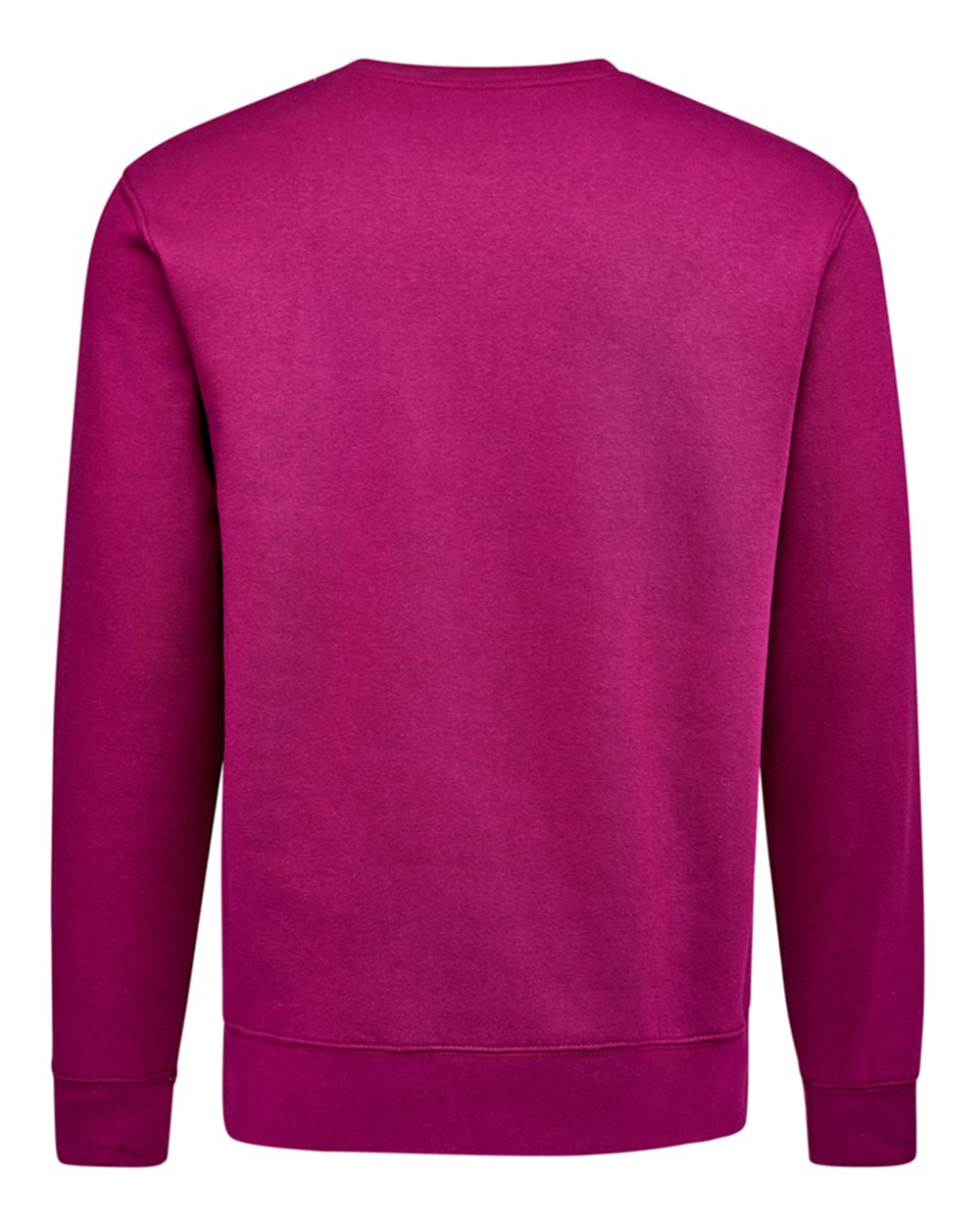 Rear View of Boysenberry BTB Fleece Crewneck Sweatshirt - 8721