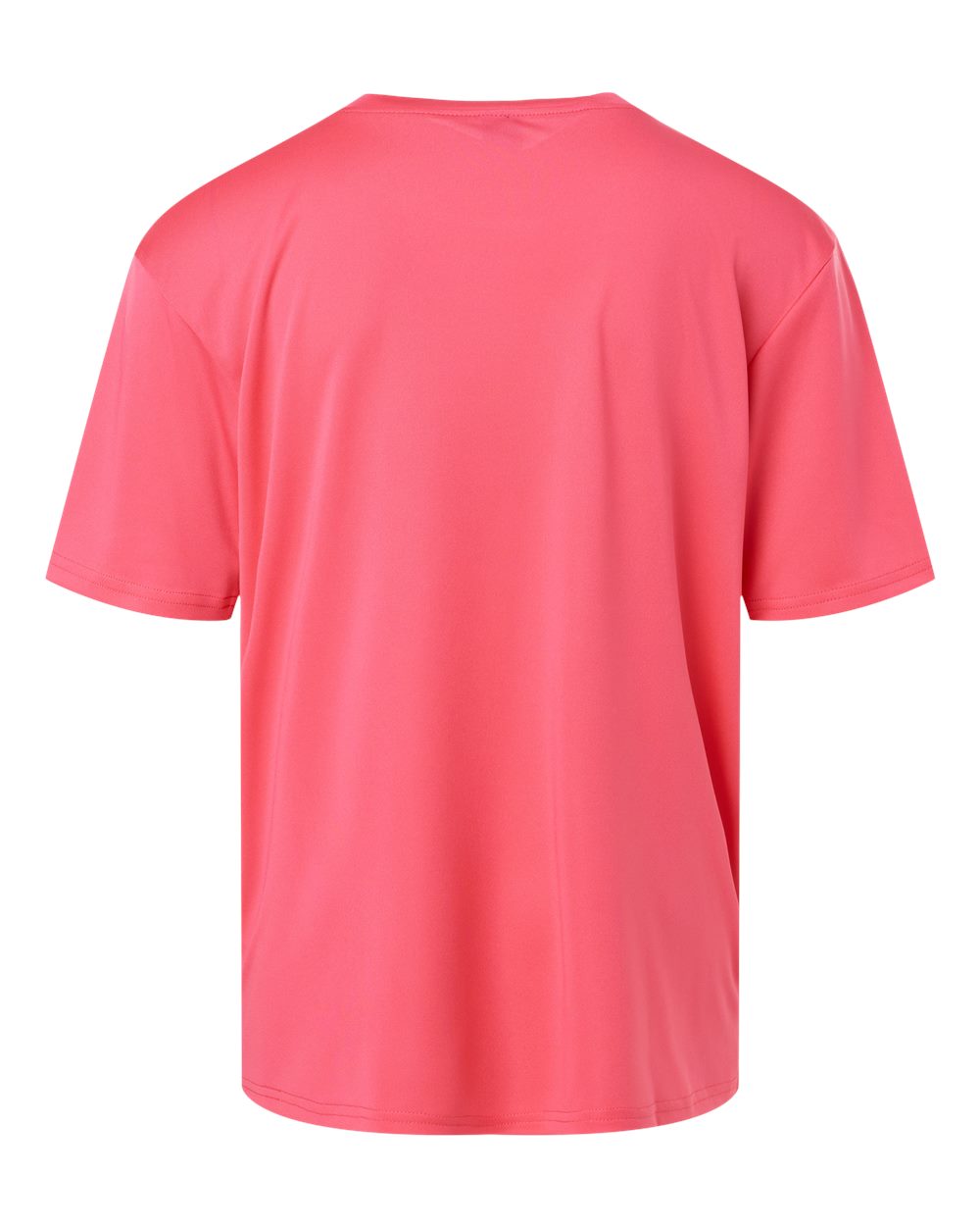 Rear View of Bright Pink Pro-Lock Youth Performance T-Shirt - 48000Y