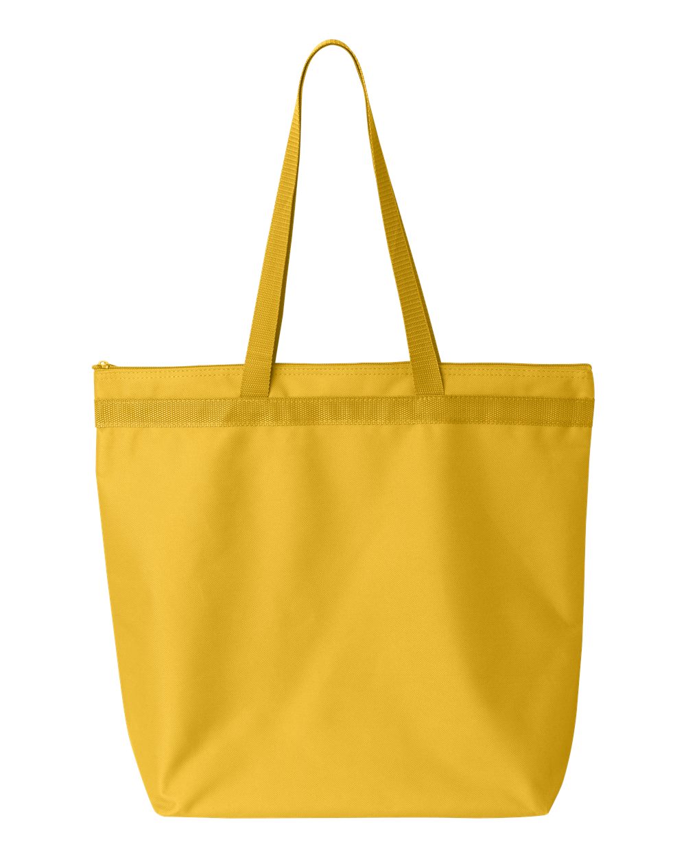 Rear View of Bright Yellow Melody Large Tote - 8802